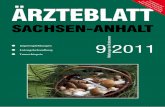 Mitteilungsblatt der Ärztekammer Sachsen-Anhalt, Ausgabe 9/2011