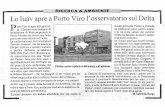 Il Gazzettino: Lo Iuav apre a Porto Viro l'osservatorio sul Delta