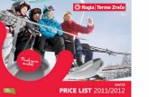Winter price list 11/12 Rogla, Zrece
