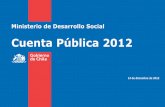 Cuentas públicas ministeriales 2012- Desarrollo Social.Diciembre 2012