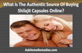 What Is The Authentic Source Of Buying Shilajit Capsules Online?