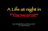 A life at night in yaowarat