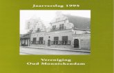 Jaarboek vereniging Oud Monnickendam 1995