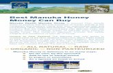 Manuka Honey Info Card