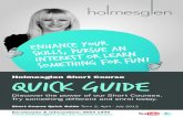 Holmesglen Quick Guide
