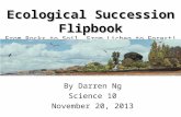 Ecological succession flipbook instructions and sample