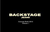 BACKSTAGE JEANS CONCEPT BOOK 2013 VOLUME 1