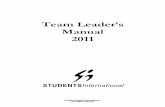 Team leader manual 2011