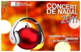 Programa del concert de Nadal 2011