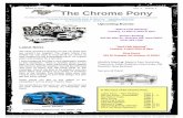 Chrome Pony March 2014 Newsletter