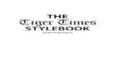 Tiger Times Stylebook (WIP)