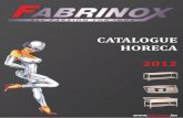 Fabrinox Catalogue CHR Horeca FR 2012