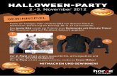Plakat Gewinnspiel Halloween