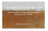 Legacy of letters