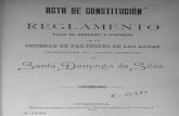 1903 Reglamento Soc.Participes Aguas Sto Domingo de Silos