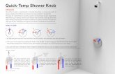 Quick Temp Shower Knob