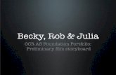 Becky Julia & Rob Prelim storyboard