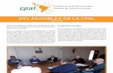 XXV Asamblea de CPAL