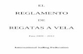 Reglamento de Regatas a Vela 2009 - 2012