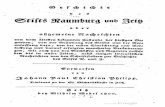 Geschichte des Stifts Naumburg-Zeitz