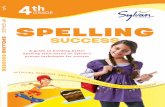 Sylvan Learning Workbook: Fourth Grade Spelling Success