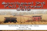 Southeast PA Fall Harvest Sale