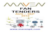 Fan Tenders Aug - Sep 2012
