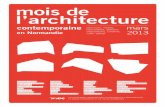 mois de l'architecture contemporaine Normandie