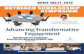 2012 Outreach Scholarship Symposium Program