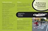 2012 Advocacy Leadership Institute brochure