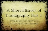 A History of Photography Part1