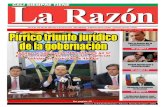 Diario La Razón miércoles 10 de octubre