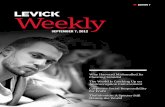 LEVICK Weekly - Sept 7 2012