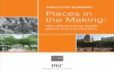 Places in the Making: Executive Summary
