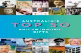 Australia's Top 50 Philanthropic Gifts
