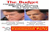 Budget - Difference between New Labour & 'new' Tories