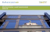 Relazione sull'attività 2012 dell'Azienda di Soggiorno di Merano