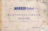 Morris Oxford Service Vouchers