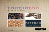 Tactile too factfile 2013