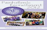 Panhellenic Recruitment Handbook
