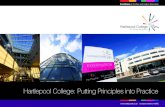 Hartlepool College: Principles into Practice