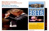 Seizoensbrochure 2014-2015 - Nederlands Philharmonisch Orkest | Nederlands Kamerorkest