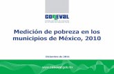 Medición de la pobreza en los municipios de México