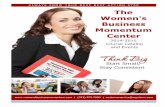 The Women's Business Momentum Center 2014 Course Catalog