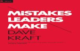 Mistakes Leaders Make