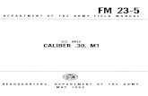 FM 23-5 - US Rifle Caliber 30 M1 Garand
