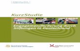 Engagementförderung durch Stiftungen in Deutschland