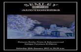 Semley Auctioneers, Jan 26th 2013 Sale of Pictures, Books, Prints & Ephemera