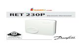 kombi.com Danfoss RET 230 P On Off Oda Termostatı Kullanım Kılavuzu