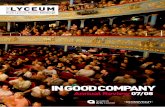 Lyceum Theatre - Annual Review 2007/08